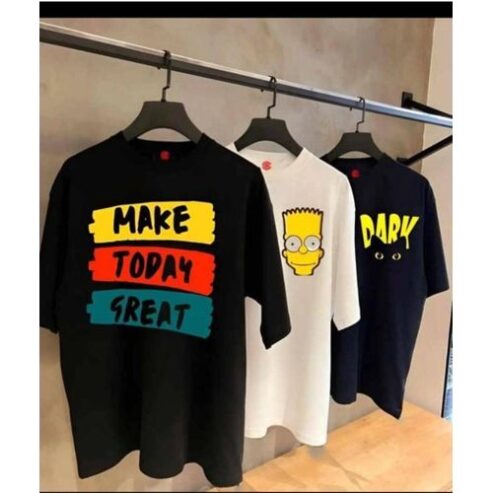 High Quality Set Of Three T-Shirts For Unisex